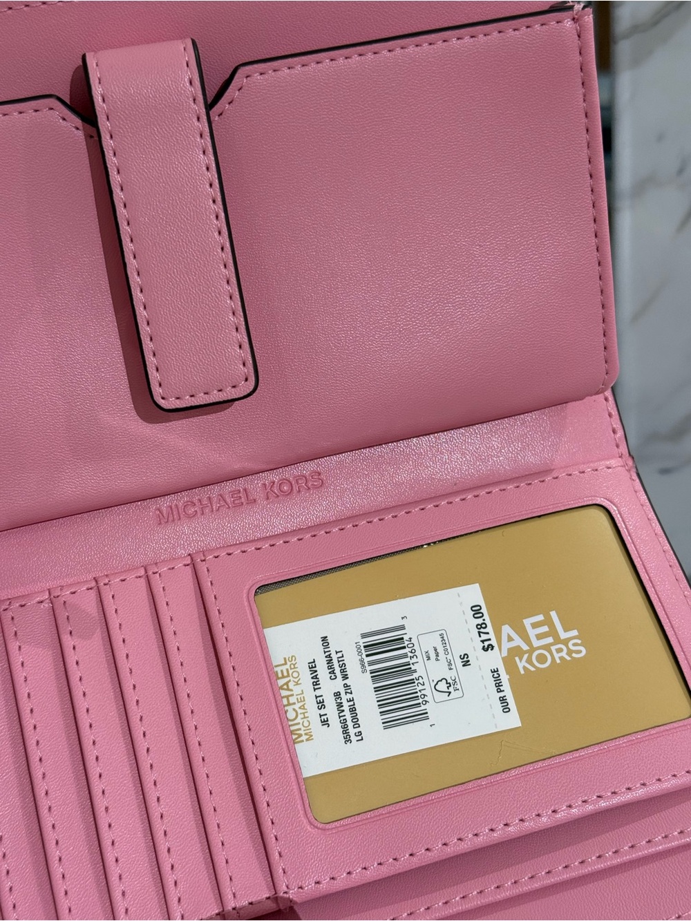 MICHAEL KORS Sheila Large Ombre Signature Logo Tote Bag and wallet - Picture 11 of 12